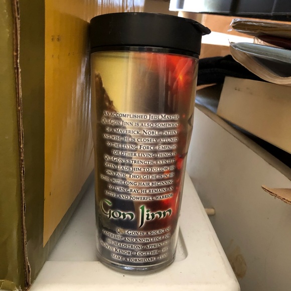 🔴or🌼COPY -STAR WARS EPISODE 1 Insulated TRAVEL MUG GON JINN - Picture 3 of 7